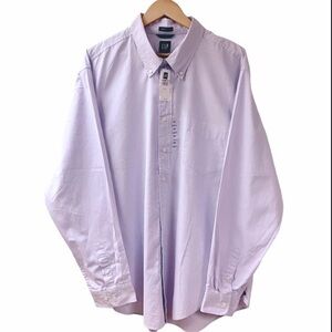 NWT GAP Mens Shirt SIZE XXL Classic Fit Soft 100% Cotton Button Up Long Sleeve